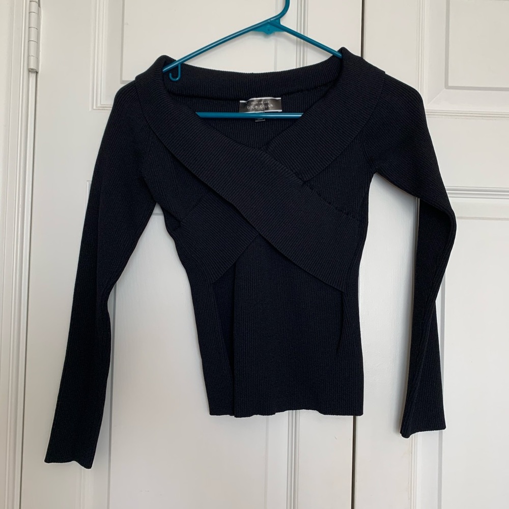 Black Off the Shoulder Blouse